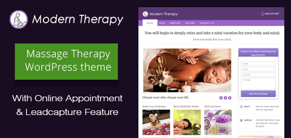 MODERN THERAPY - MASSAGE THERAPY WORDPRESS THEME