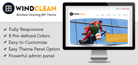 WINDCLEAN - WINDOW CLEANING WORDPRESS THEME