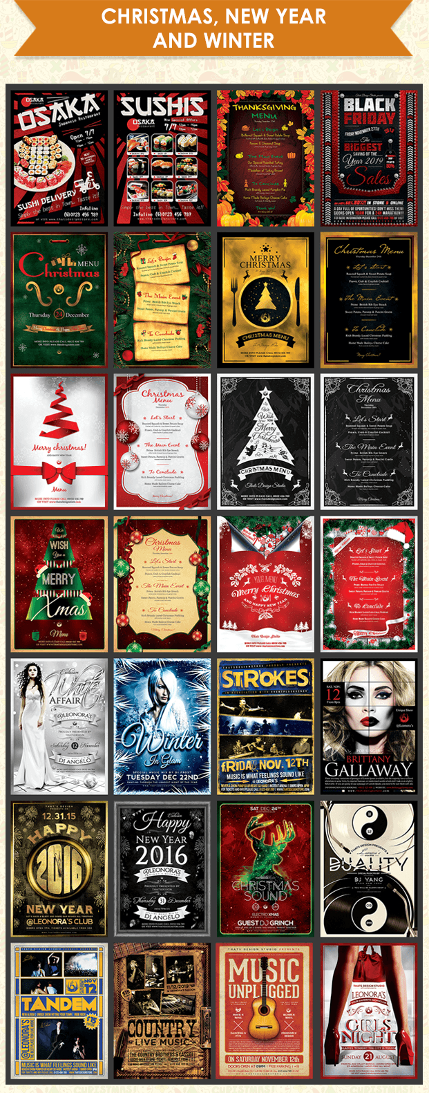 christmas new year winter