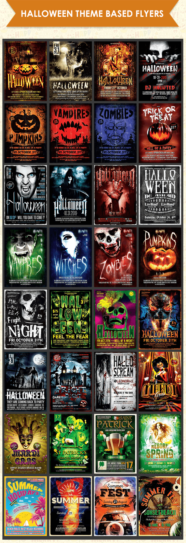 halloween flyers