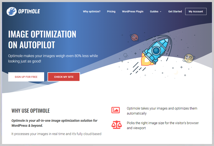 Optimole - Best Image Optimization WordPress Plugins