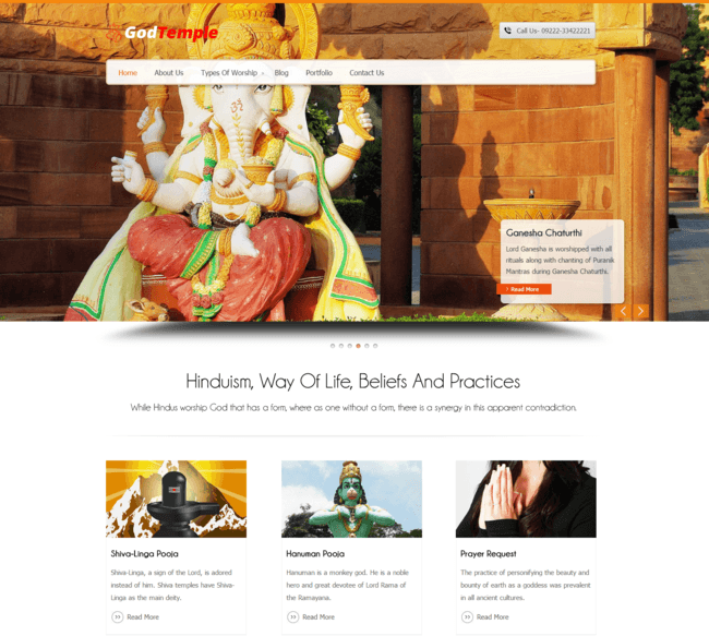 godtemple WP Theme