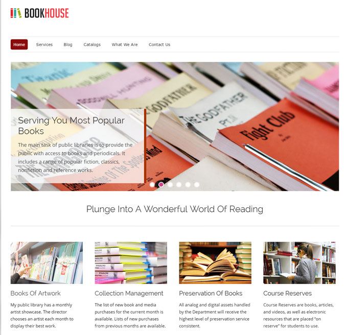 Book House WP Theme