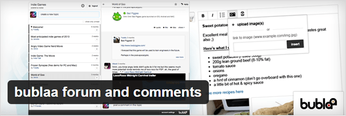 Bublaa Forum wp plugin