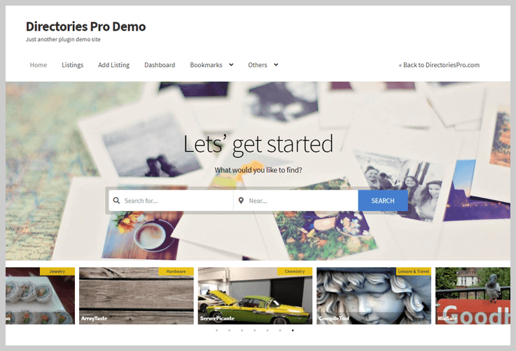 Directories Pro plugin - WordPress Directory Plugins