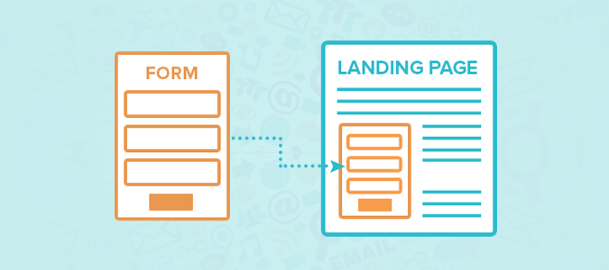 landing page formget form