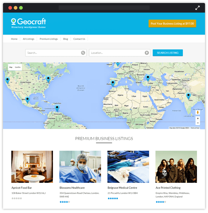 GeoCraft V2 WordPress Theme