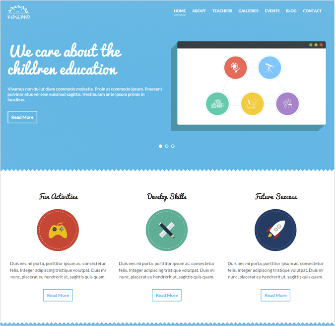 Kidsland - education