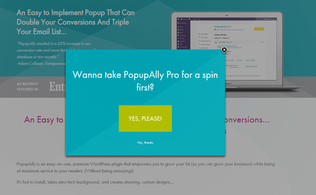 Popupally-pro - popup plugin