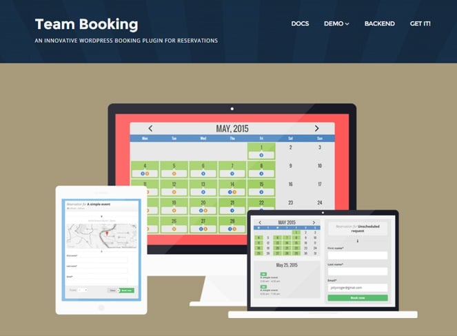 Team-Booking appointment booking wordpress plugin