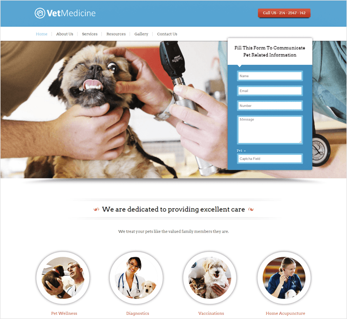  VetMedicine-local-business-wp-InkThemes