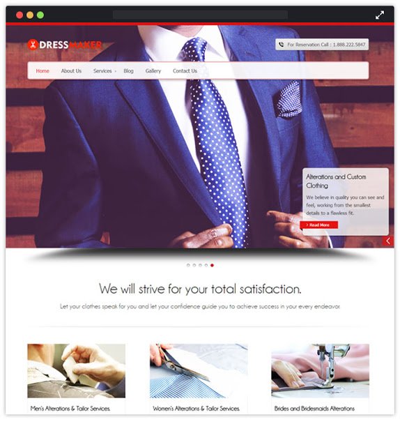 Dressmaker WP Theme