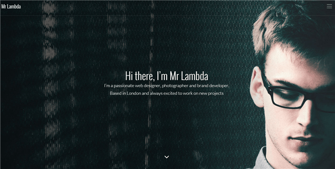 lambda resume theme