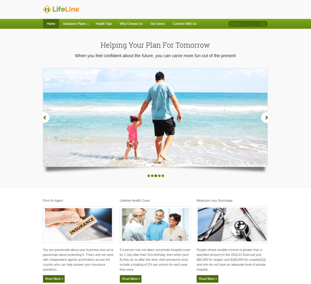 life line wp theme