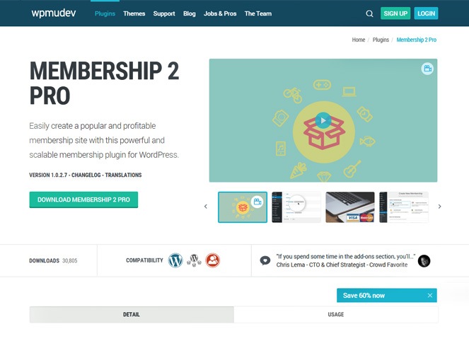 membership-pro2 - wordpress membership manager