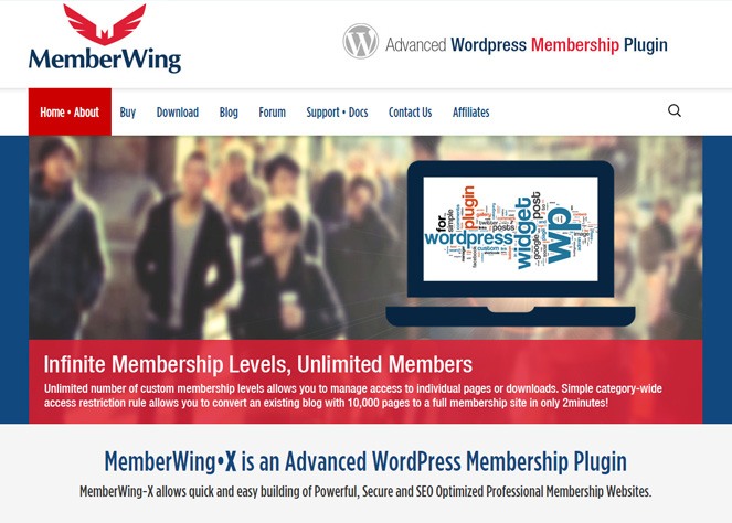 memberwing - wordpress membership manager