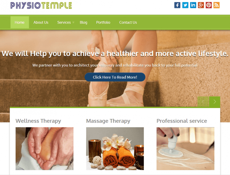 physiotherapy wordpress theme