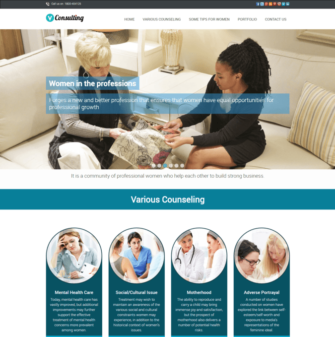 vconsulting wp theme