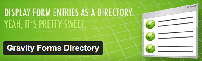 WordPress Gravity Forms Directory Plugin