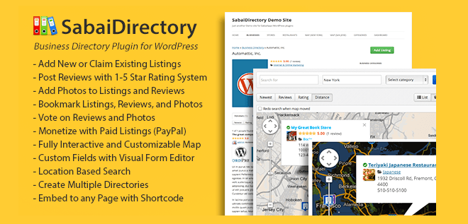 WordPress Sabai Directory Plugin