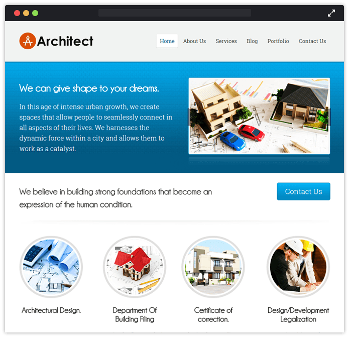 Architect WordPress Theme