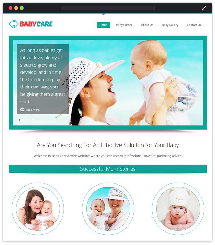 Babycare Best Preschool Child Care & kindergarten WordPres Theme