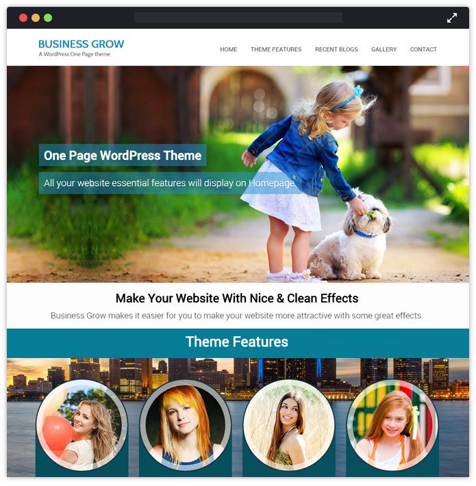 Business Grow Corporate WordPress Themes InkThemes