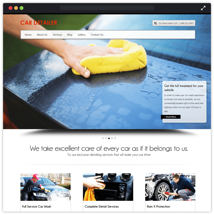 CarDetailer Best Car Automobile WordPress Theme