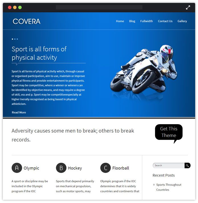 Covera WordPress Theme