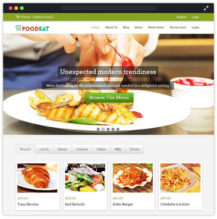 FoodEat WordPress Theme