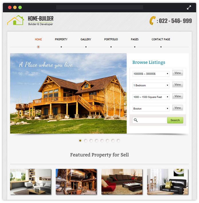 Home Builder WordPress Theme