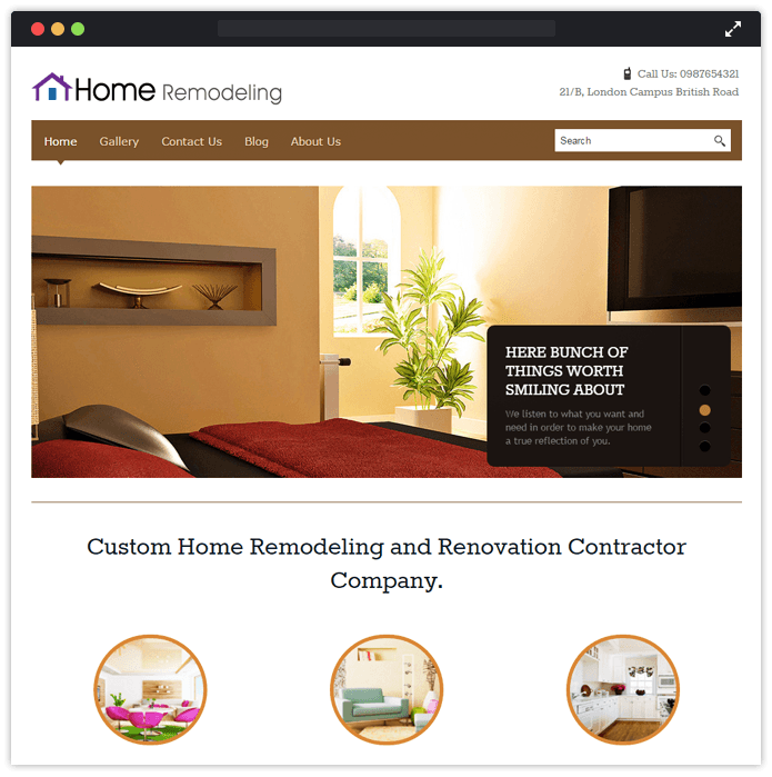 Home Remodeling WordPress Theme