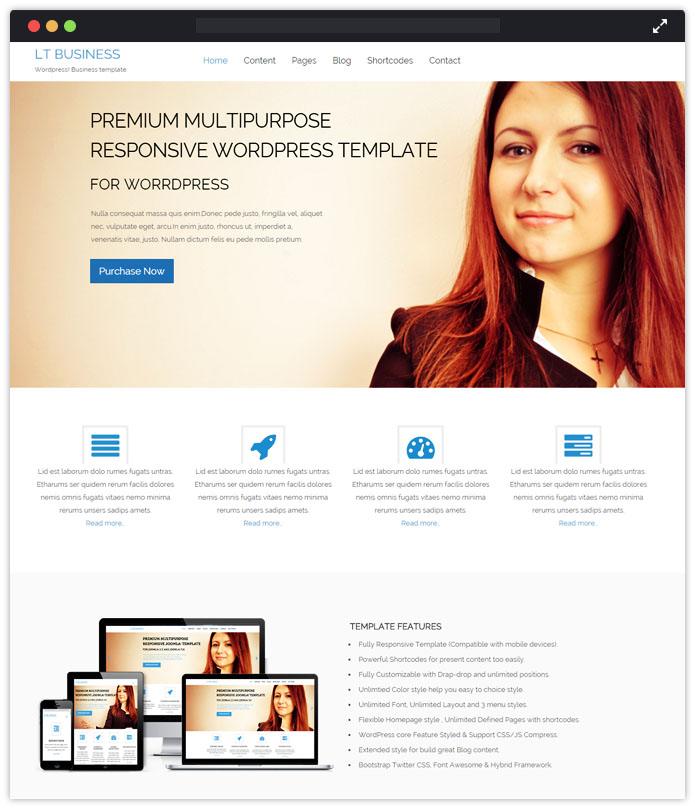 LT Business Corporate WordPress Themes InkThemes