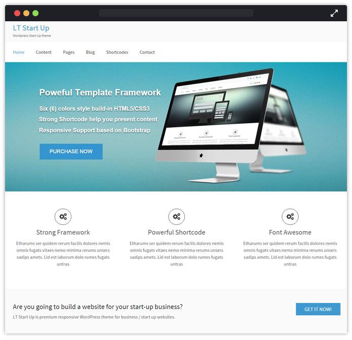 LT Startup Corporate WordPress Themes InkThemes