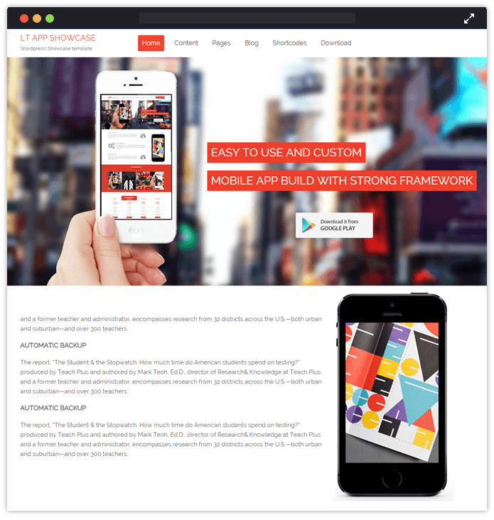 LT app ShowCase-wordpress-bootstrap-InkThemes