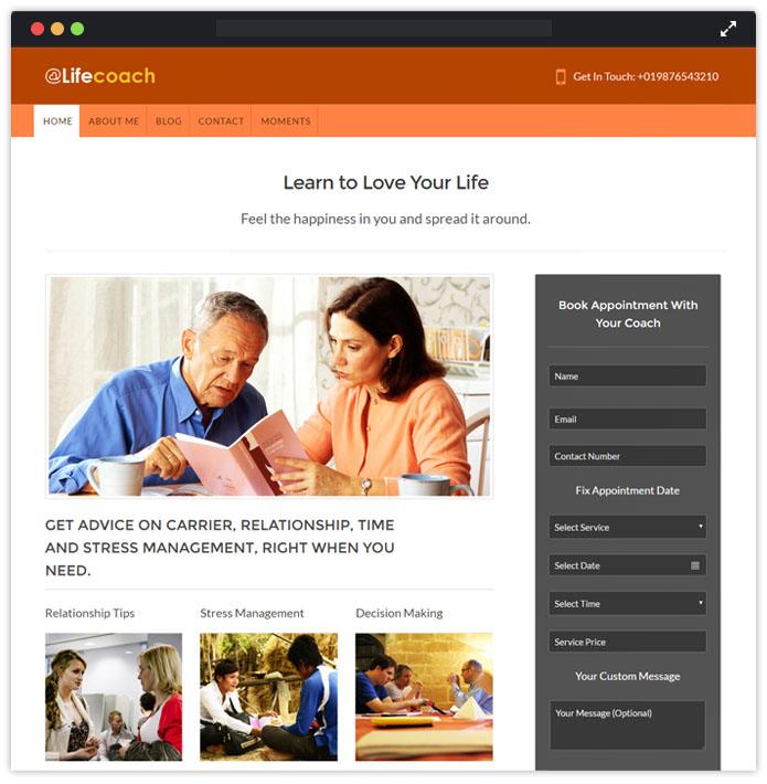 Life Coach Speaker WordPress Themes InkThemes