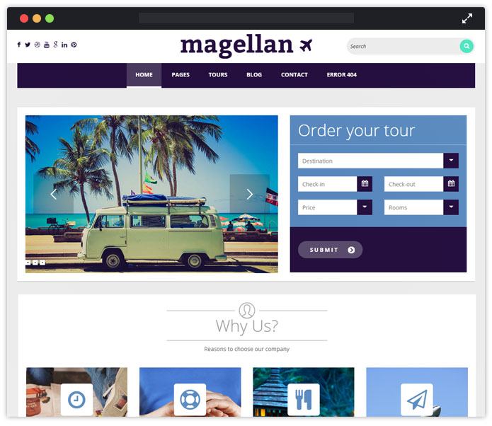 Magellan WordPress Theme