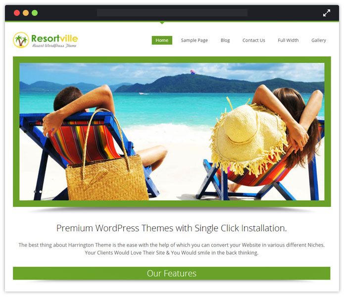 Resortville WordPress Theme