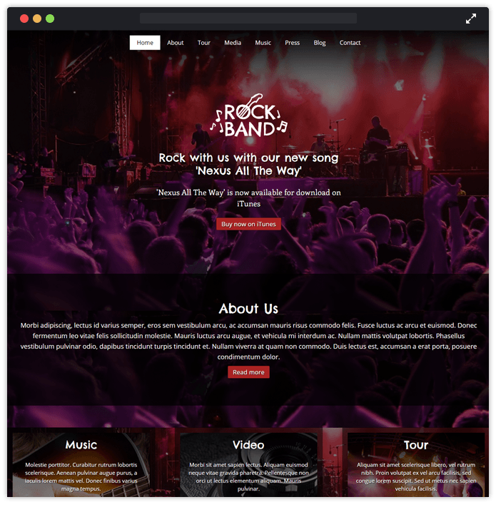 RockBand-wordpress-music-InkThemes