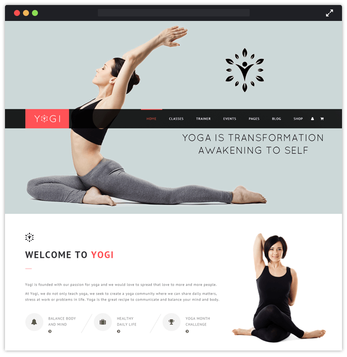 Yogi WordPress Theme