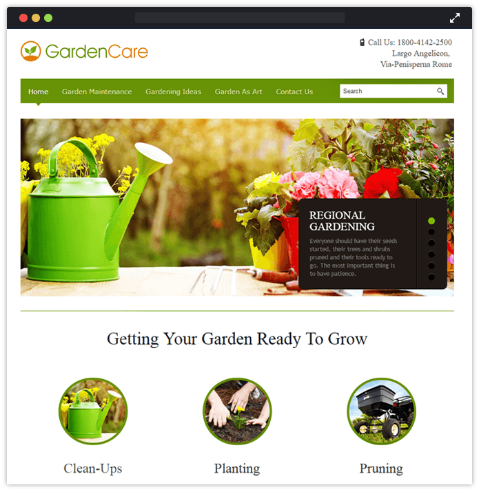 gardencare wp theme