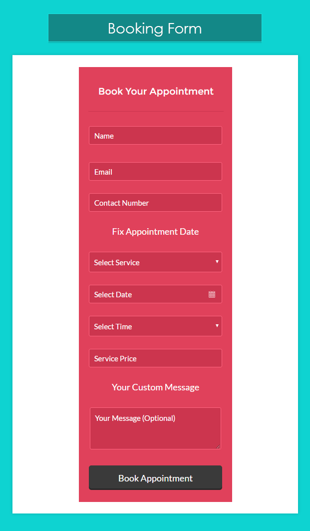 Booking Form-pet-animal-veterinary-wordpress-InkTheme