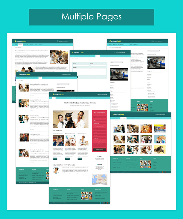 Multiple Pages-pet-animal-veterinary-wordpress-InkTheme