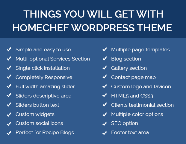 homechef wordpress theme