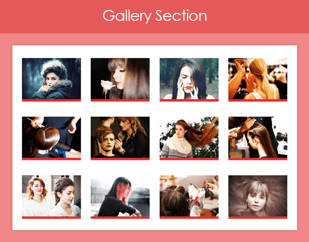 HairStylist Gallery Section