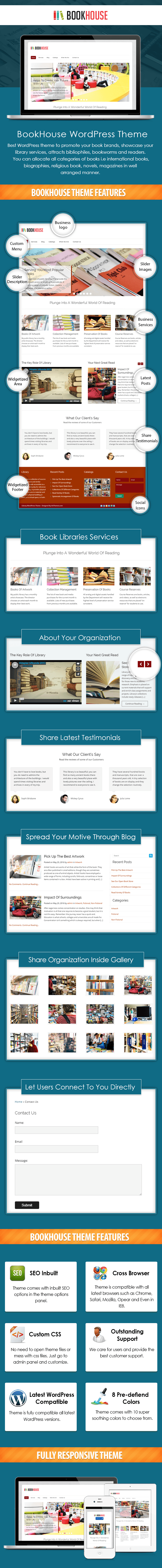 Library WordPress Theme