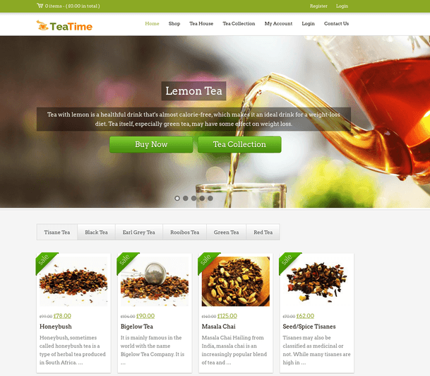 TeaTime wp theme