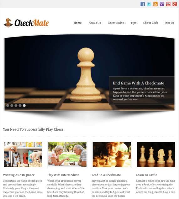 checkmat wp theme