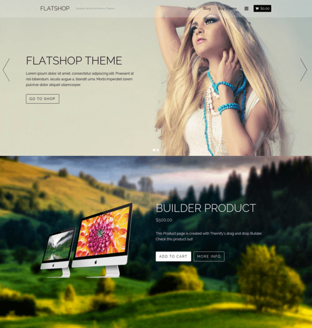 flatShop wp theme