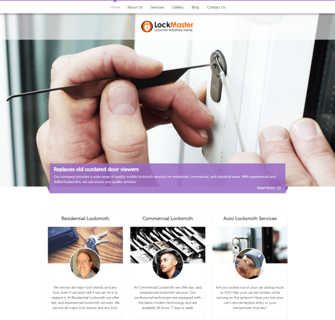 lockmaster WP Theme